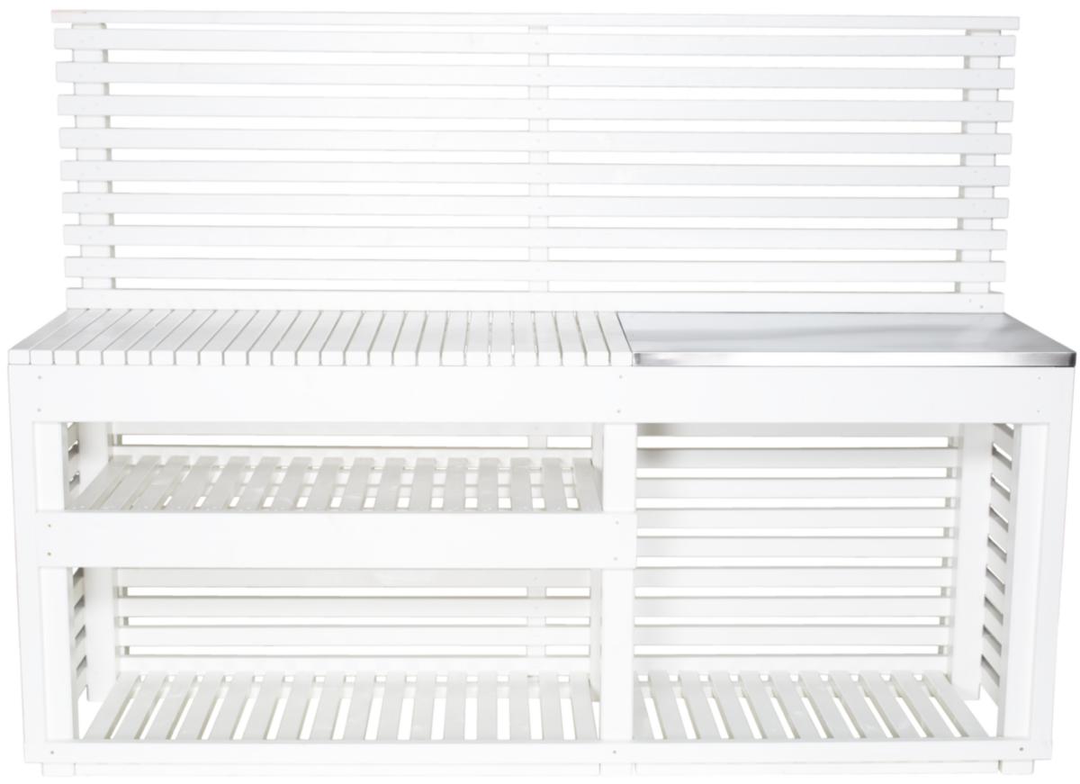 Utekök, Horizont - UTEKÖK HORIZONT VIT 220X162X67 CM JABO