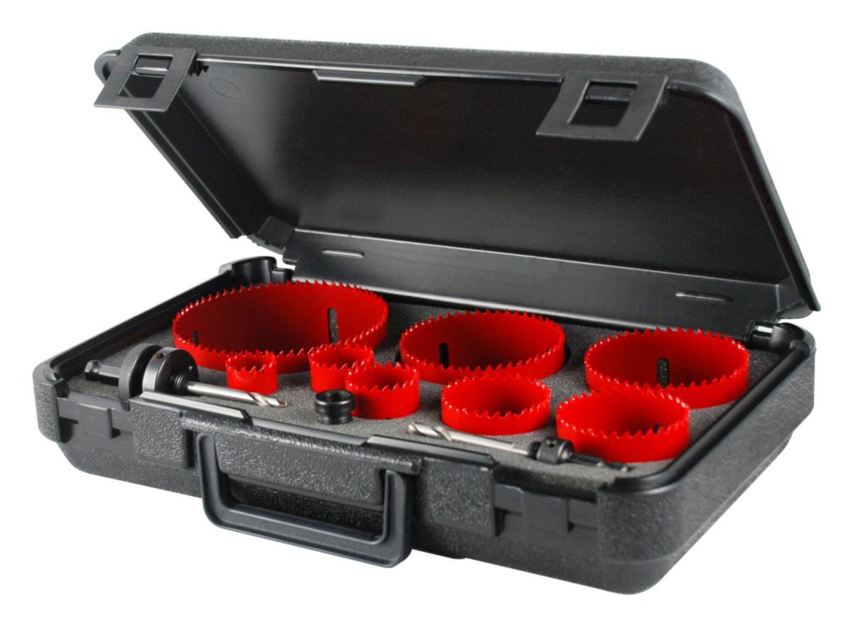 Hålsågssats Ridgid 1251 - HÅLSÅGSATS RIDGID 1251 8 BORR 25-114 MM. M42 STÅL