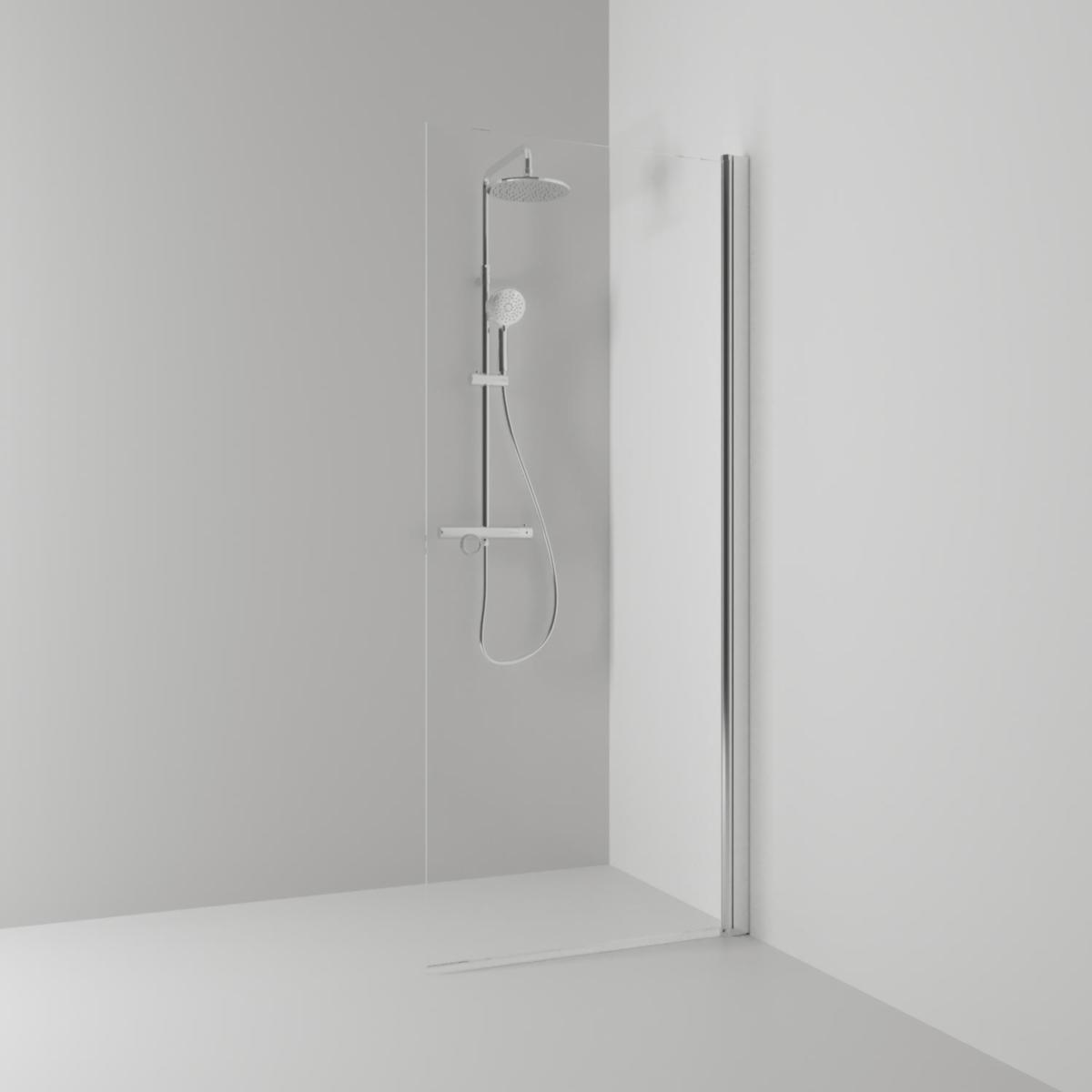 Shower corner Skoga screen straight, Svedbergs - Screen Str Skoga po/cl 70