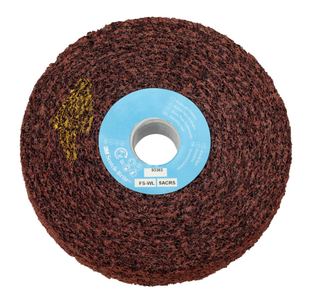 Fine grinding weel 3M scotch-brite - FINE GRINDING WHEEL 3M MU-WL 150X50X25,4 2S MEDIUM GRY
