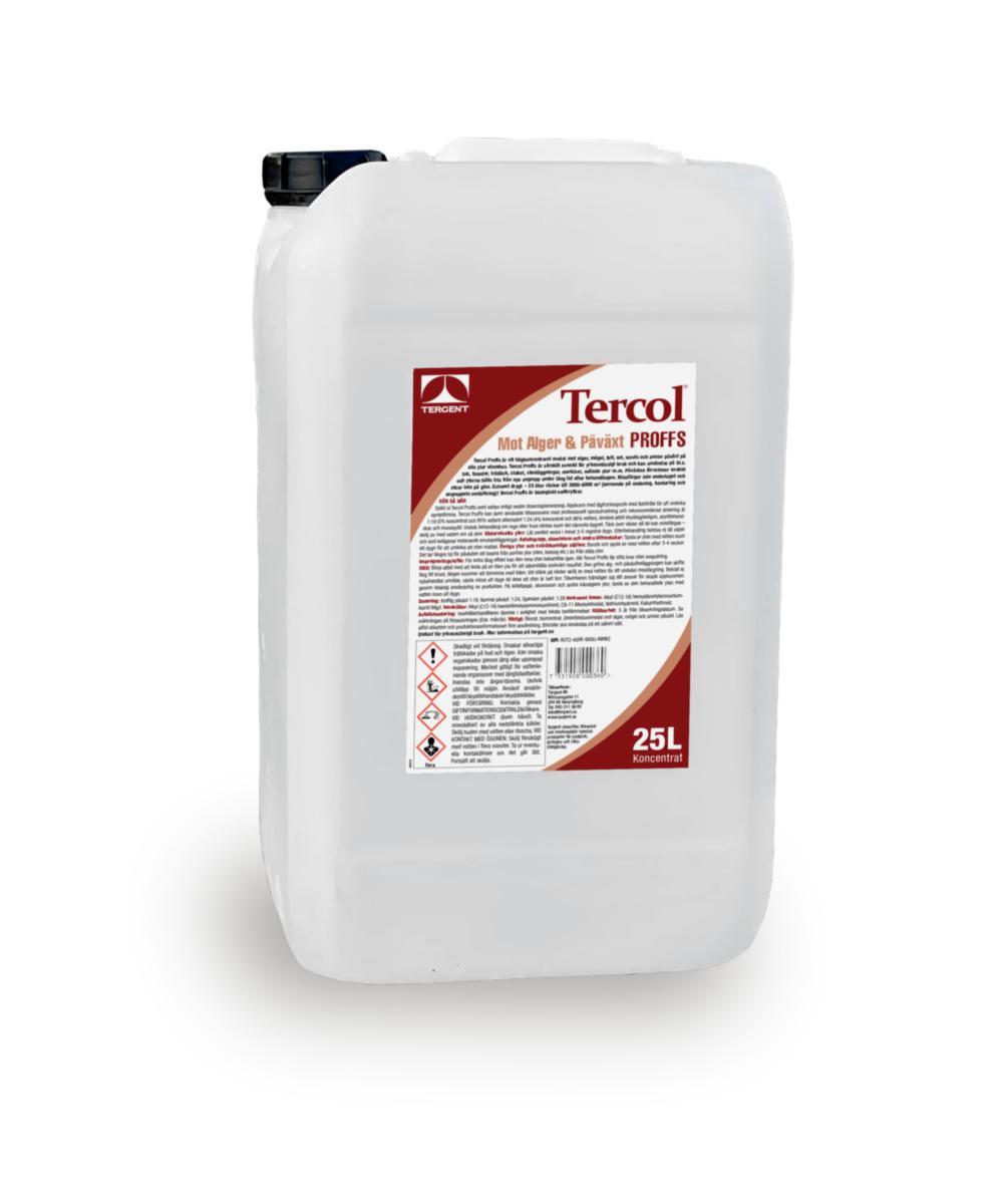 Rengöringsmedel Tercol Mot Alger & Påväxt PROFFS - TERCOL MOT ALGER & PÅVÄXT PROF 25L