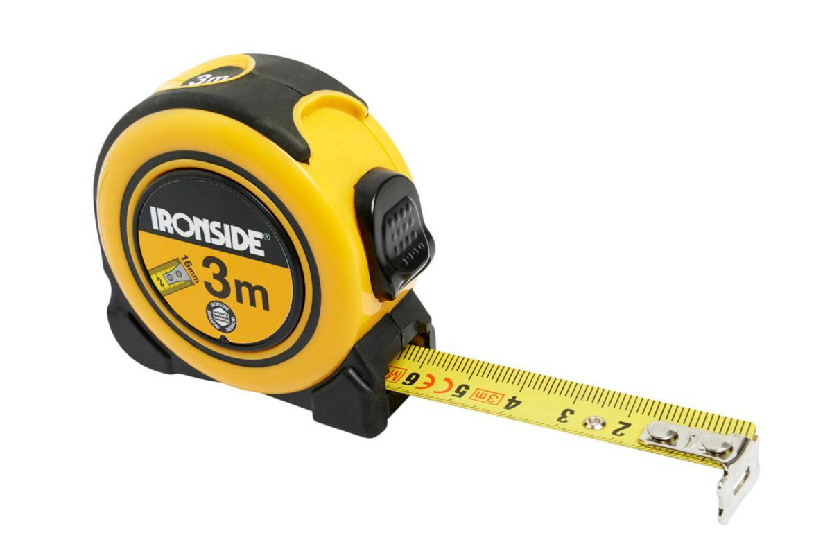 Measuring tape Ironside - MEASURING TAPE IRONSIDE 3M WIDTH 16MM 100395