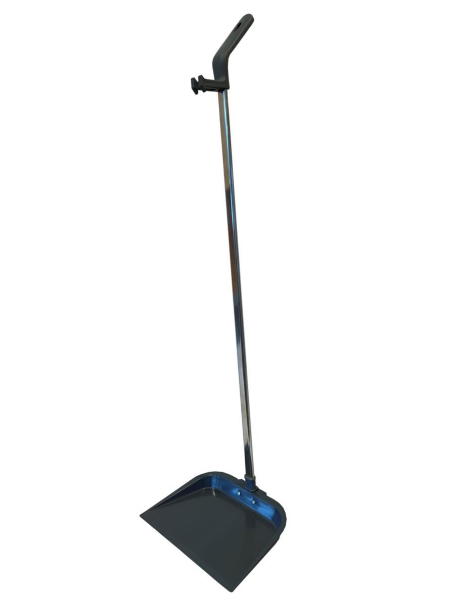 Sopskyffel Kron Plate half-length shaft - DUSTPAN KRON TINPLATE MEDIUM ALU HANDLE 86CM SHOVEL IN TINP