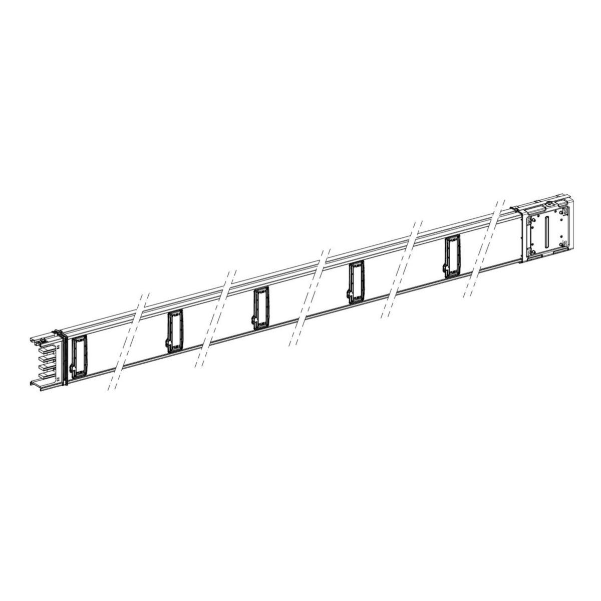 Skenelement raka Canalis KS, 100 till 250 A, för kraftdistribution - ELEMENT 5M 160A KSA160ED45010