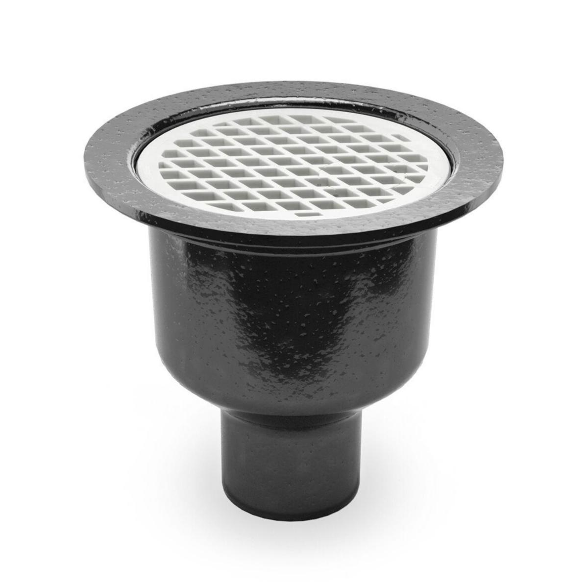 Golvbrunn Heavy 110 E, bottenutlopp, Purus - PURUS HEAVY GOLVBRUNN 110 MED PLASTVATTENLÅS BOTTENUTLOPP