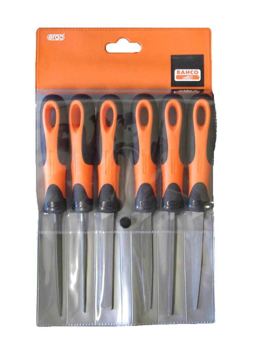 Precision File Set Bahco - PRECISION FILE SET BAHCO 1-476-04-3-2 FINE HANDLED