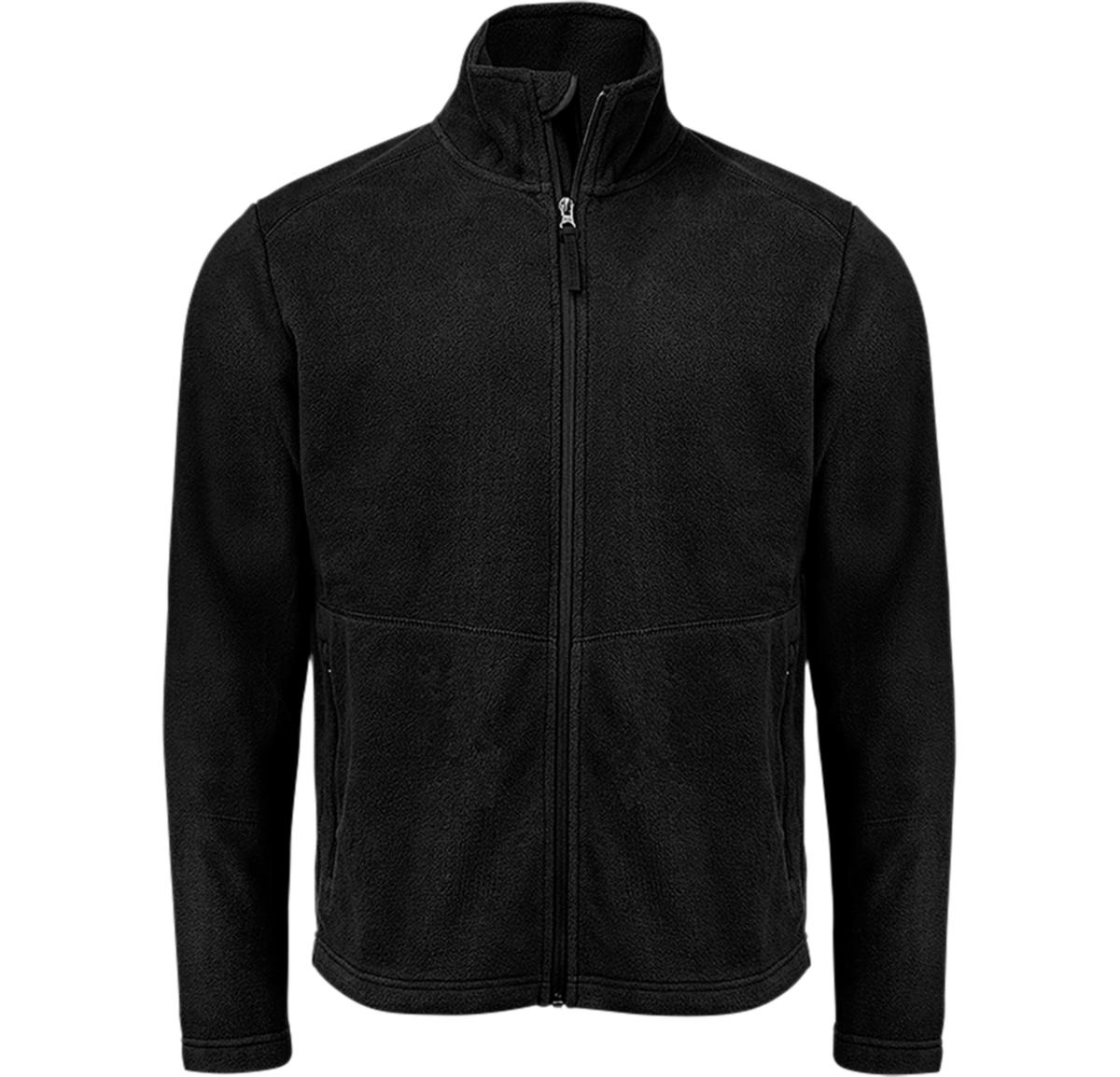 Tröja Texstar FJ84 Fleece helzip - TRÖJA TEXSTAR FLEECE FJ84 SVART STL XL