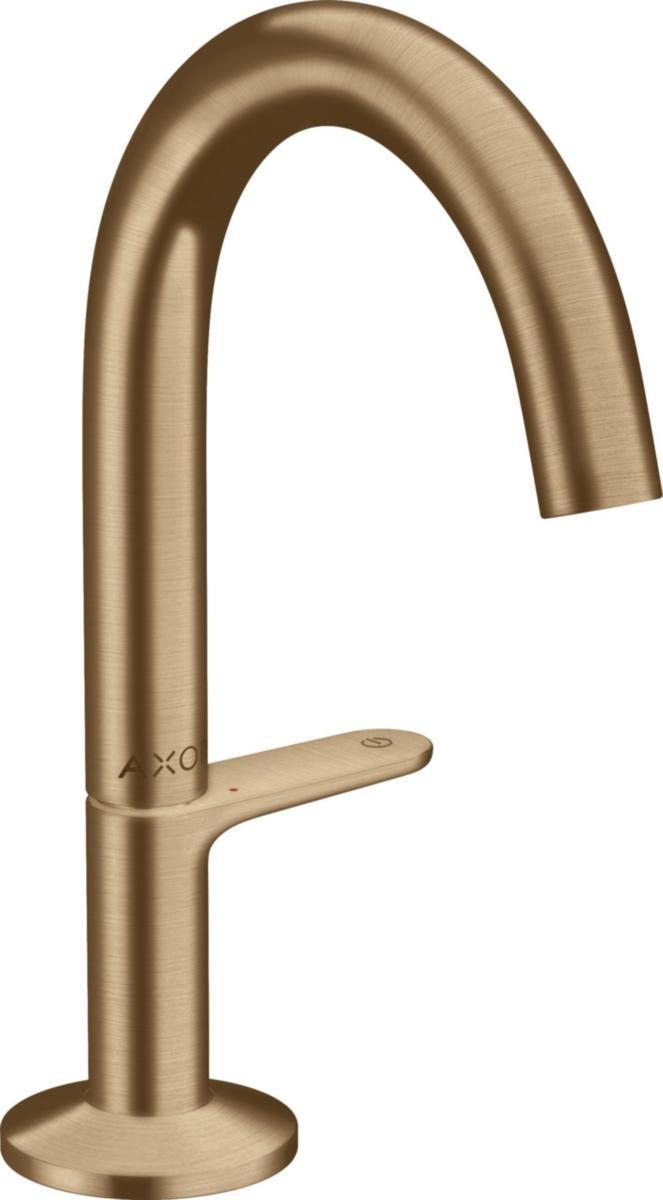 Tvättställsblandare AXOR One 1-grepp U-pip, Hansgrohe - HANSGROHE TVÄTTSTÄLLSBL. AXOR ONE 1-GR BORST.BRONS
