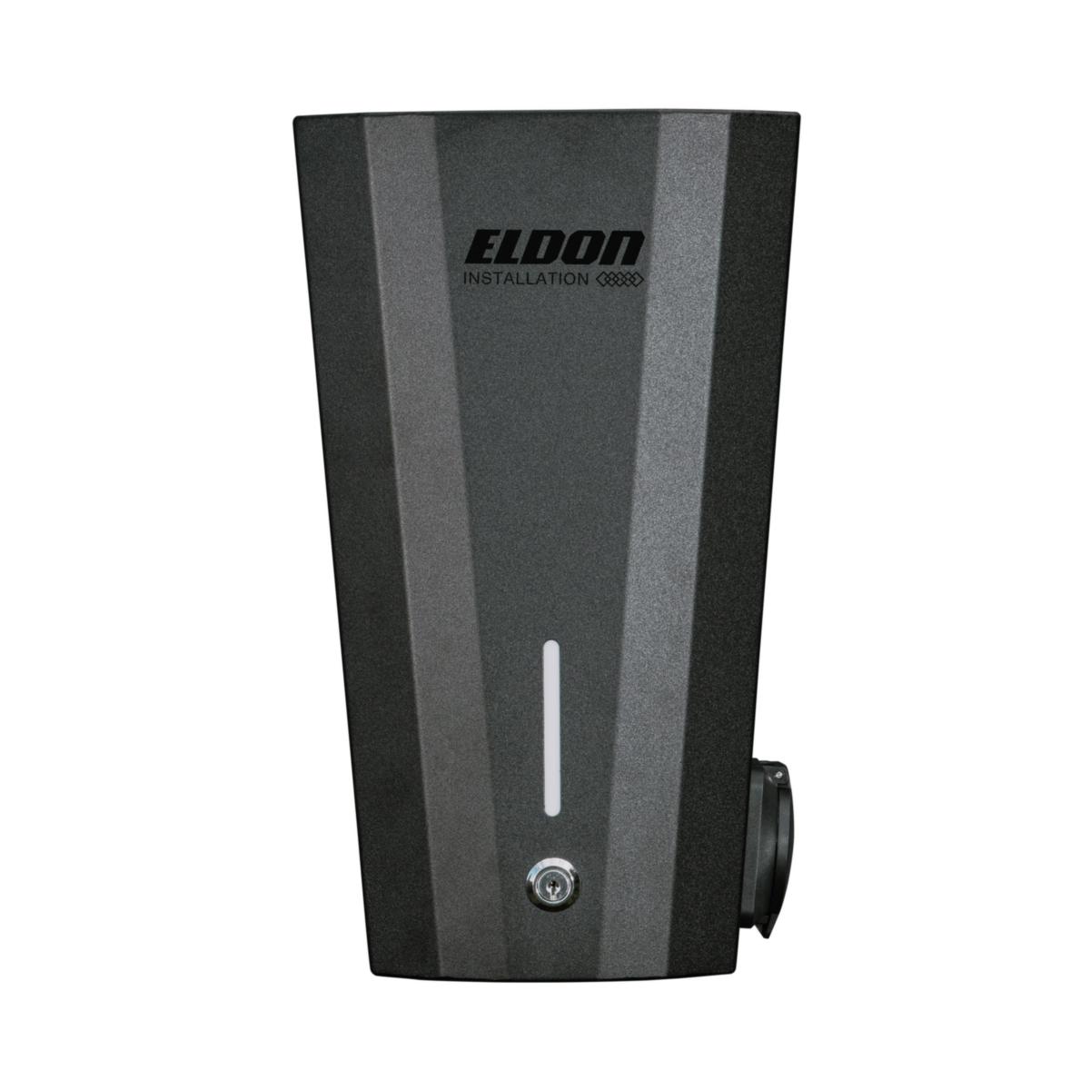 Laddbox 1x22 kW, med överspänningsskydd - LADDBOX 1X22KW ÖSP ELBC332Ö