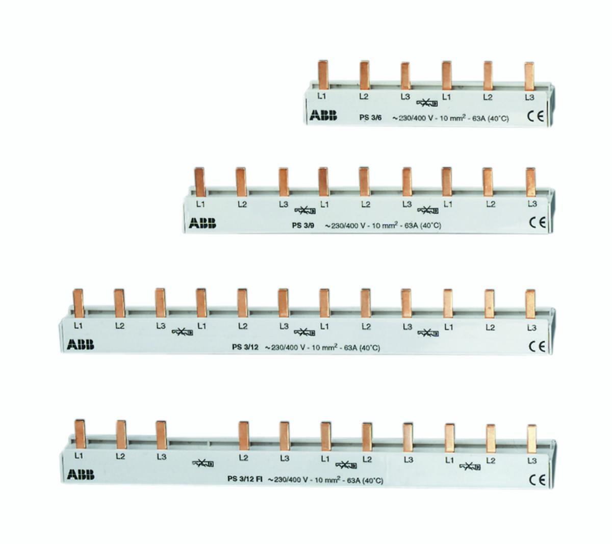Fasskenor Typ PS - FASSKENA 3P 6M PS3/6 BUSBAR 3P 6M PS3/6