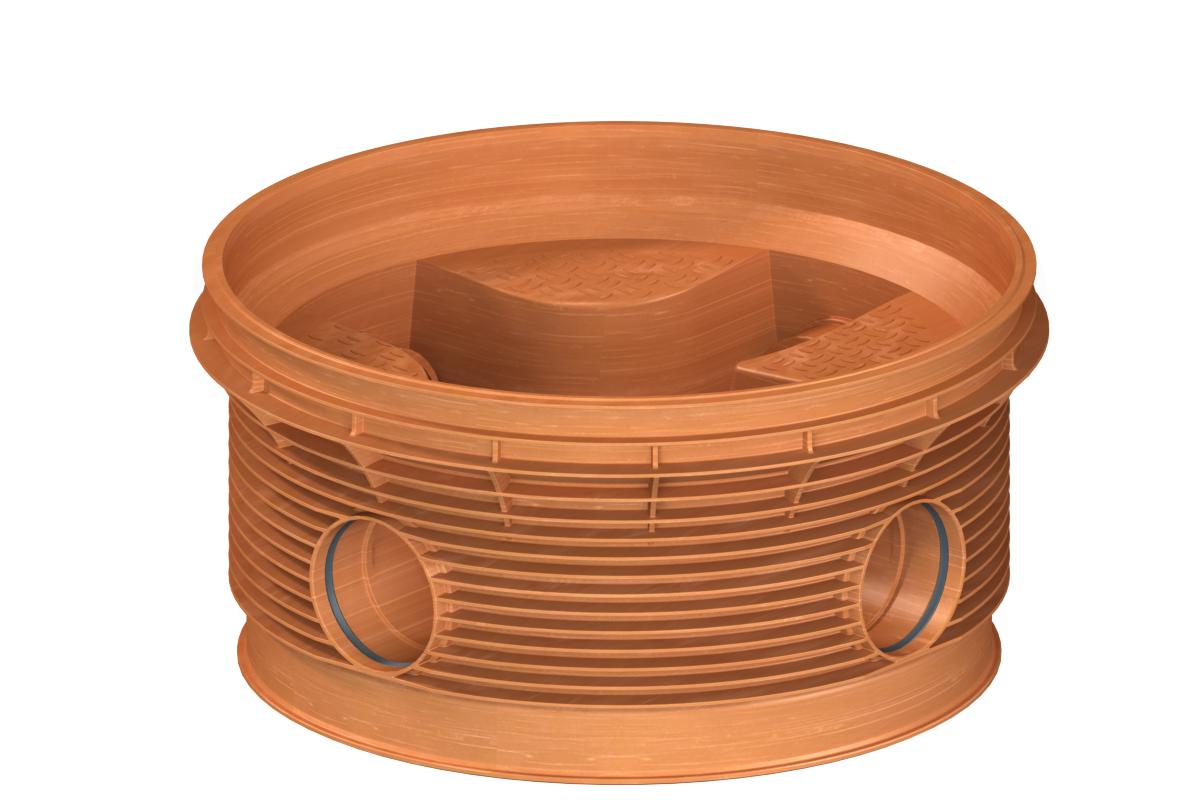 Decent well, Pipelife PRO1000, double branched 90° - 1000/200 DECENT WELL PRO1000 DOUBLE BRANCHED 90°