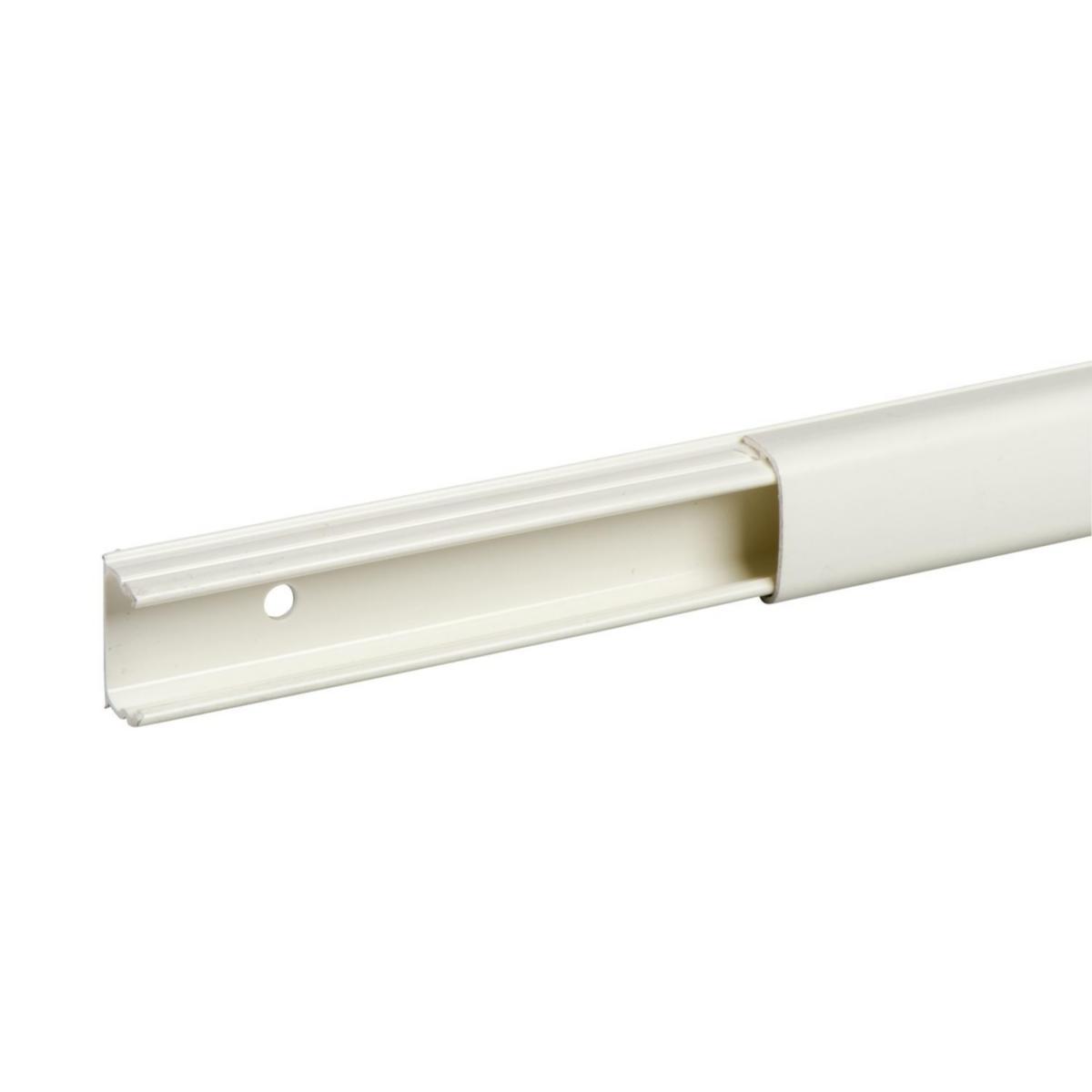Mini trunking Optiline 1220, Schneider-Electric - MINI 12X20 1-COMP PVC POLAR WH ISM14100P