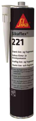 FOGMASSA SIKAFLEX-221 VIT 300ML FÖRSEGLING. VIBR DÄMP