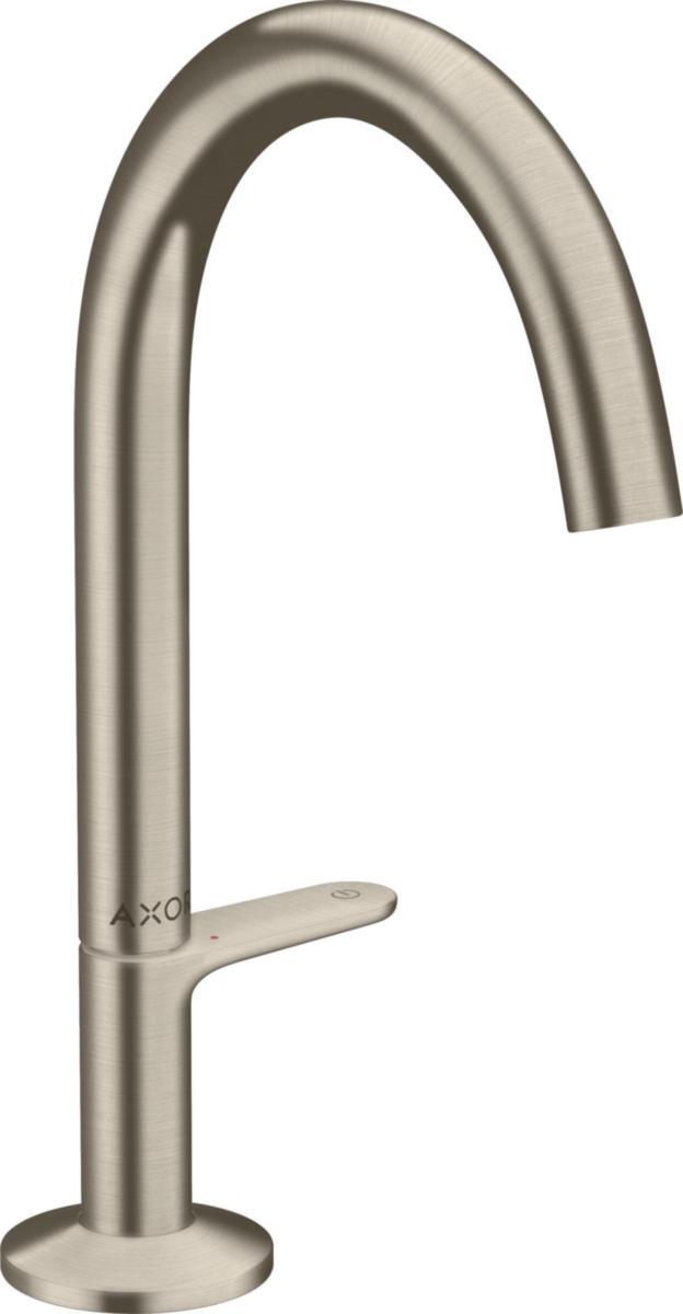 Tvättställsblandare AXOR One 1-grepp U-pip hög, Hansgrohe - HANSGROHE TVÄTTSTÄLLSBL. AXOR ONE 1-GR NICKEL (BO.NICKEL)