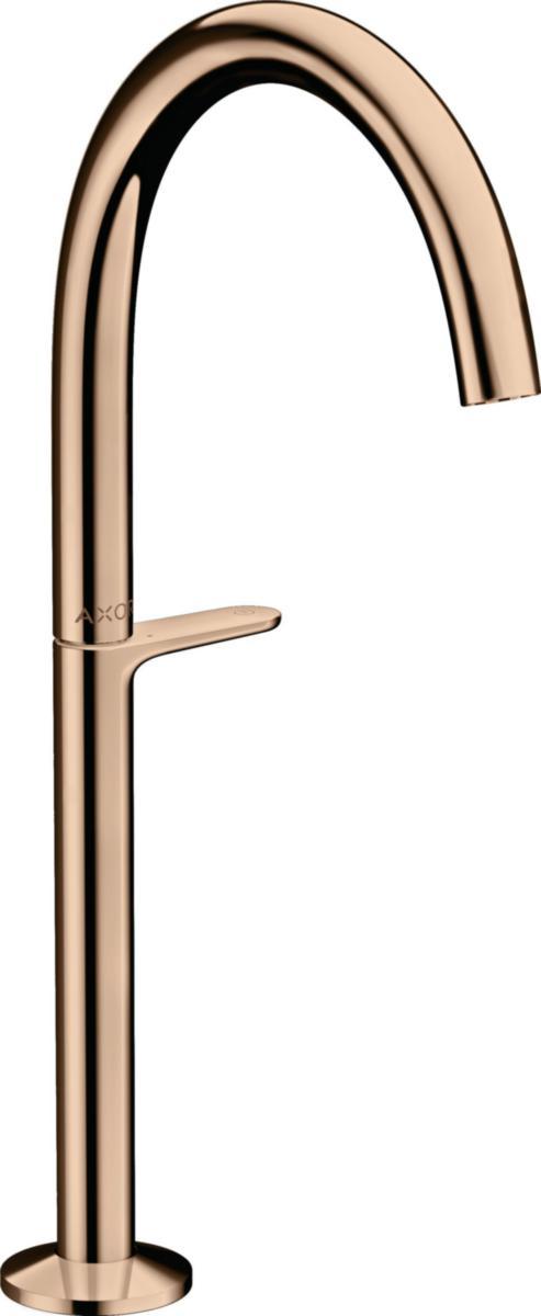 Tvättställsblandare AXOR One 1-grepp U-pip extra hög, Hansgrohe - HANSGROHE TVÄTTSTÄLLSBL. AXOR ONE 1-GR POL.RÖDGULD