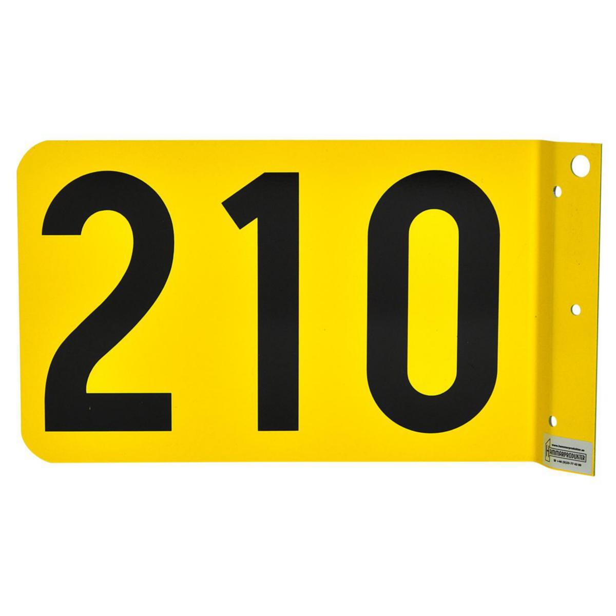 Flygnummerskylt F23 - FLYGNUMMERSKYLT F23-210