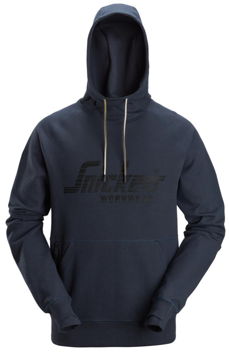 Huvtröja Snickers 2894 Logo - HUVTRÖJA SNICKERS 2894 LOGO MARIN STL XL