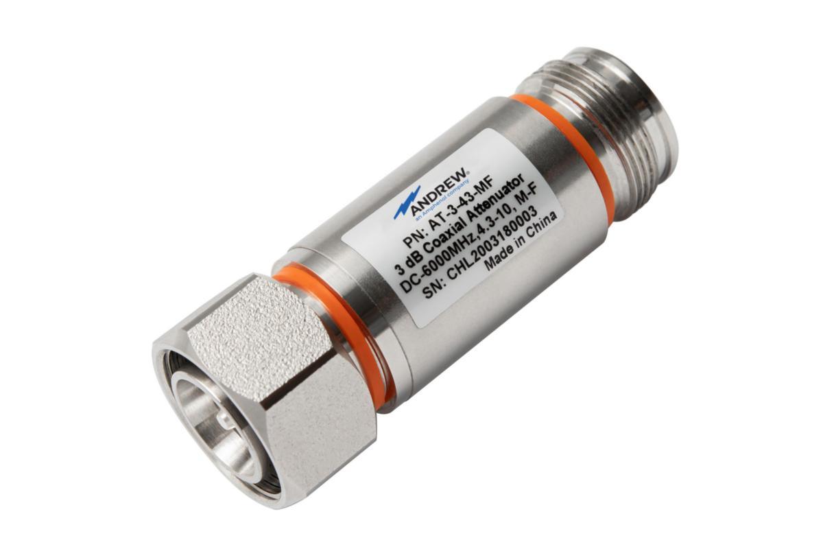 Dämpare Low PIM DC 43 4.3-10 - DÄMPARE 3DB LOW COAX DC-6GHZ 43 MF