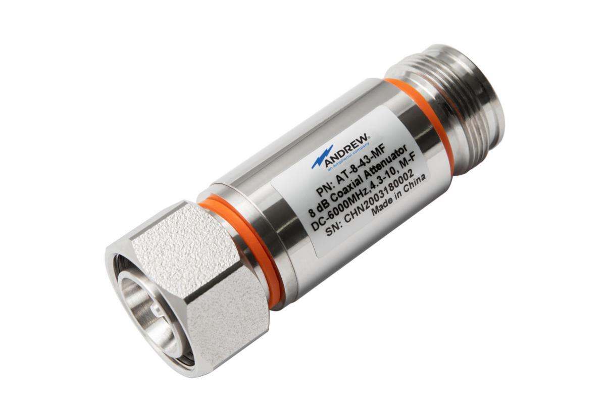 Dämpare Low PIM DC 43 4.3-10 - DÄMPARE 8DB LOW COAX DC-6GHZ 43 MF