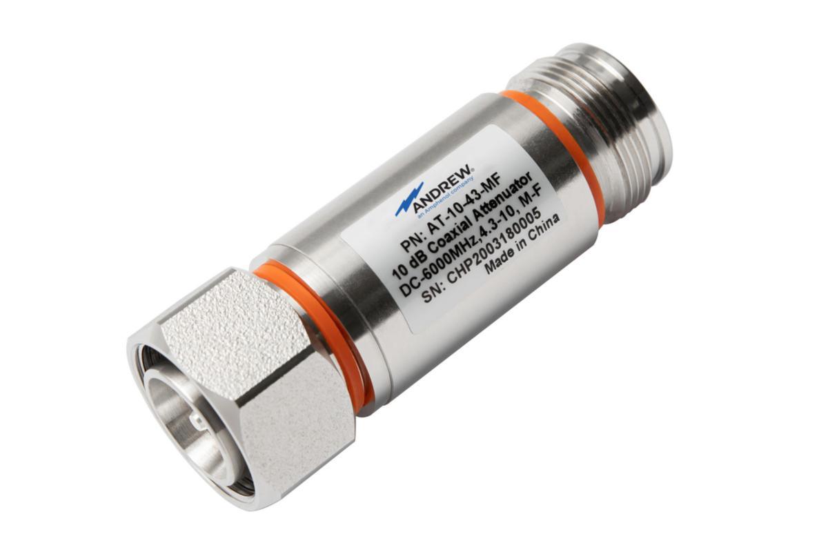 Dämpare Low PIM DC 43 4.3-10 - DÄMPARE 10DB LOW COAX DC-6GHZ 43 MF