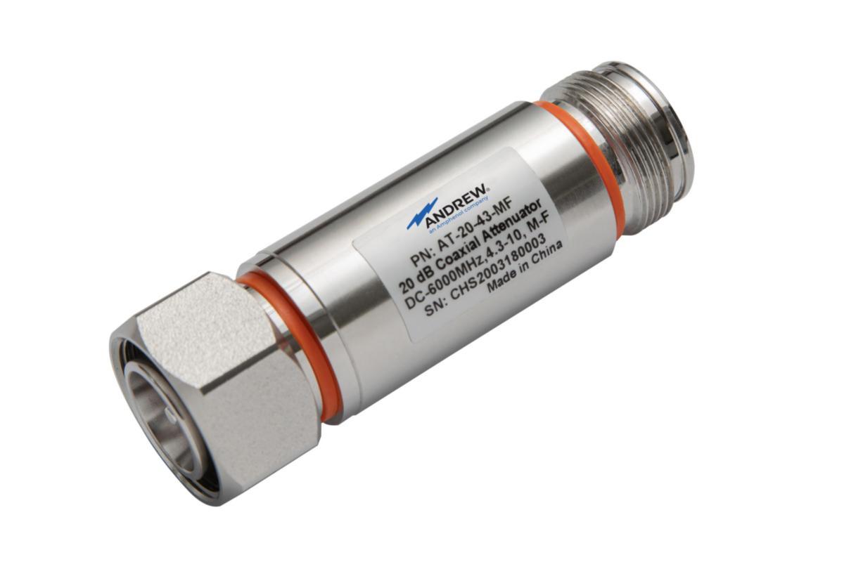Dämpare Low PIM DC 43 4.3-10 - DÄMPARE 20DB LOW COAX DC-6GHZ 43 MF