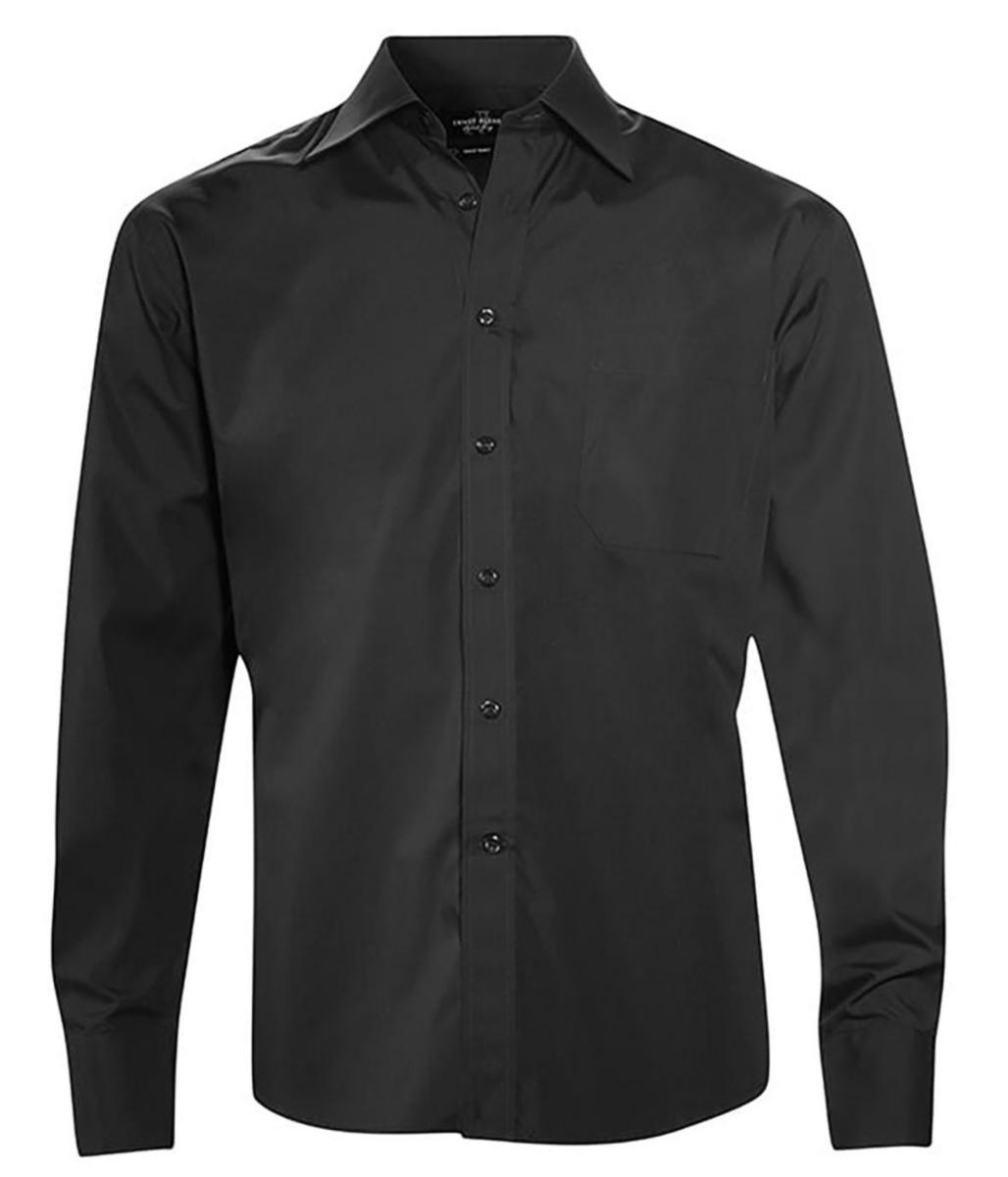 Skjorta Ernst Alexis 5085 Classic Fit - SKJORTA ERNST ALEXIS 5085-99 CLASSIC POPLIN SVART 47/48