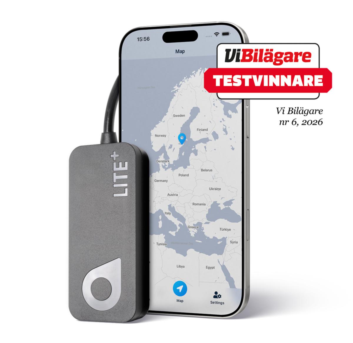 GPS-spårare för fordon, SweTrack Lite+ (Gen 2) - GPS-SPÅRARE 9-90 V LITE+(GEN2) SWETRACK