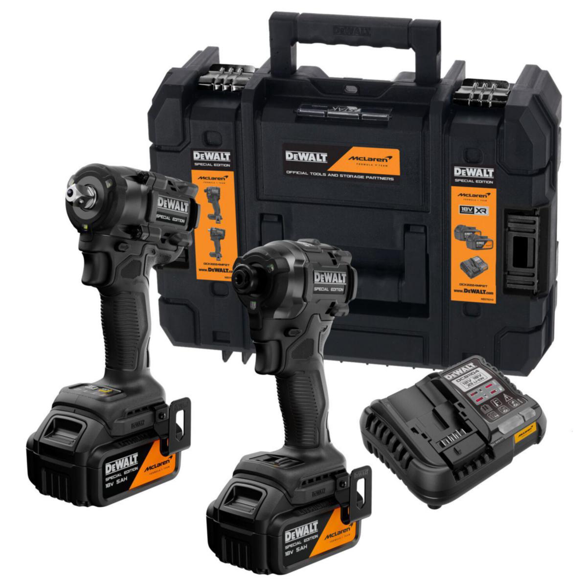 Kombikit DEWALT McLaren DCK2224MP2T - KOMBIKIT MCLAREN DEWALT DCK2224MP2T-QW 18V,DCF86,DCF92