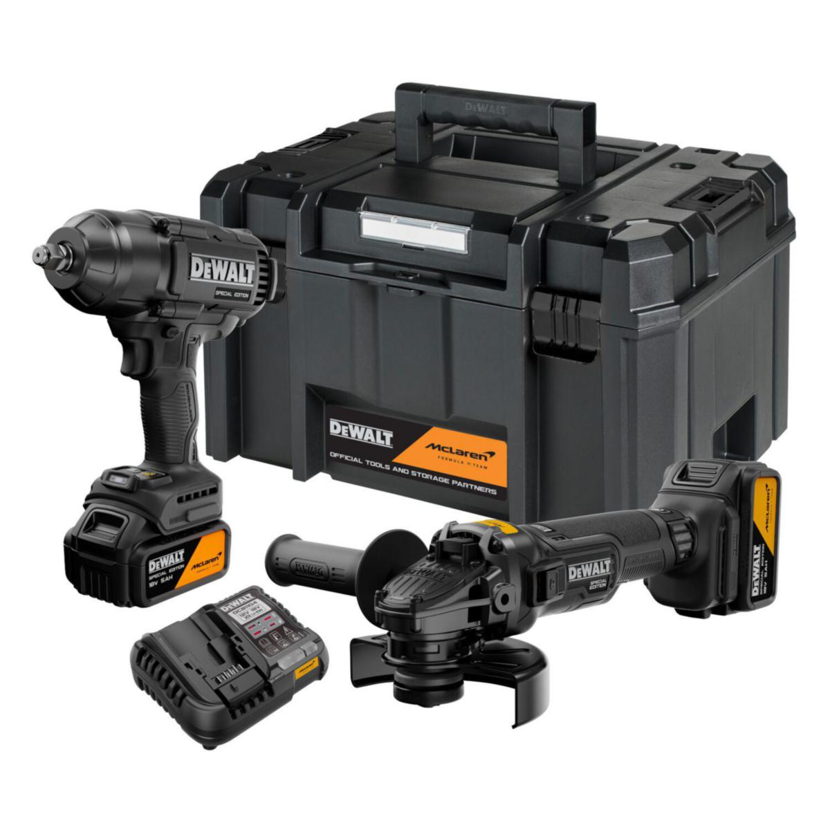 Kombikit DEWALT McLaren DCK2225MP2T - KOMBIKIT MCLAREN DEWALT DCK2225MP2T-QW 18V,DCF99,DCG45