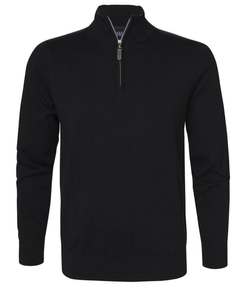 Sweatshirt Berkeley Brockton 1730 - TRÖJA BROCKTON ZIP 1730 SVART 5XL