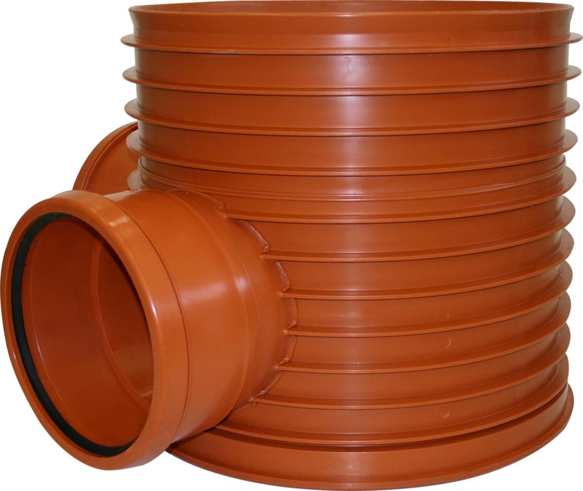 Tillsynsbrunn, Pipelife PRO600, avvinkling 90° - 600/250 TILLSYNSBR PRO 600 AVVINKLING 90°