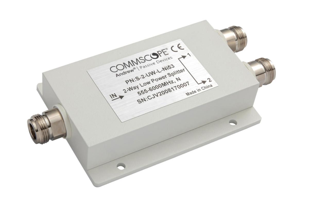 Splitter Low Power 555-6000 N - SPLITTER 2-WAY LOW POWER 555-6000, N, FEMALE
