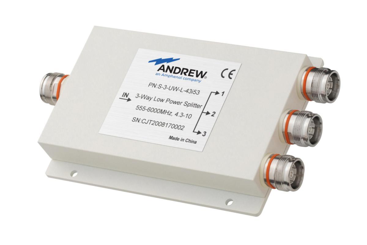 Splitter Low Power 555-6000 4.3-10 - SPLITTER 3-WAY LOW POWER 555-6000 4.3-10