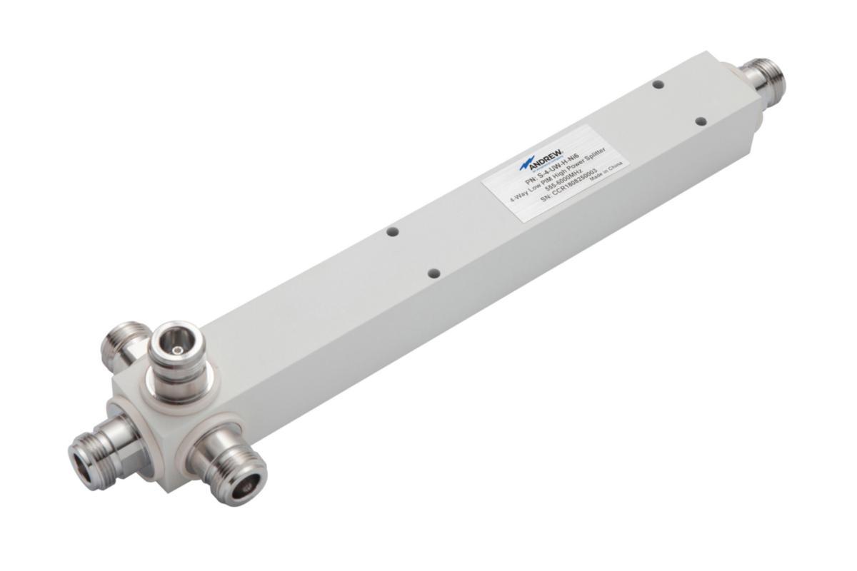 Splitter High Power 555-6000 N - SPLITTER, 4-WAY HIGH POWER 555-6000, N, FEMALE