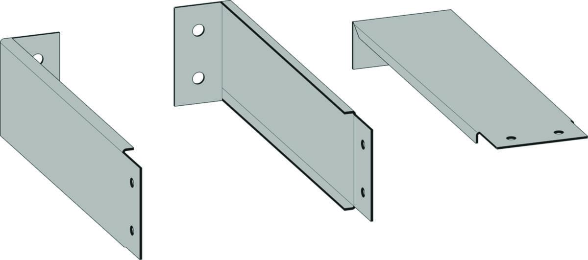 Mounting bracket for new 19" stand, MP Bolagen - FLAT BAR 19" RACK, 540 MM MP-854 E2