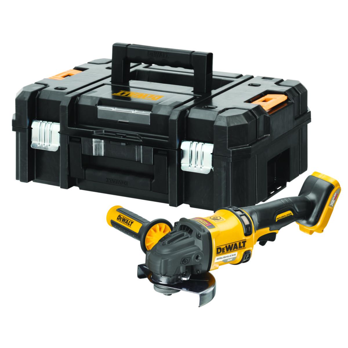 Angle Grinder Dewalt DCG418NT SOLO - ANGLE GRINDER DEWALT DCG418NT 54V XR FV 125MM SOLO TSTAK