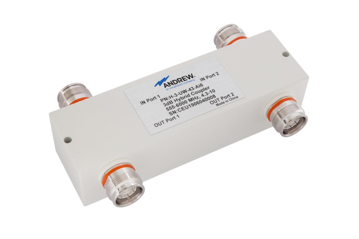 Fördelare DIN 2x2 555-6000 F - HYBRID COUPLER, 2X2, 3DB, 2X2 555-6000, DIN, FEMALE