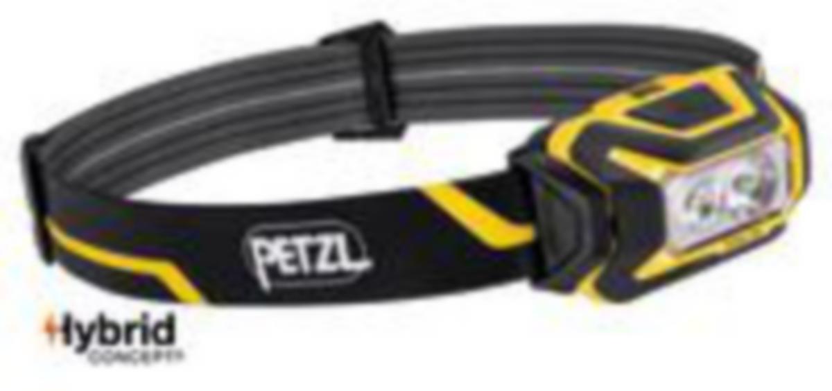 Pannlampa Petzl Aria 2R - PANNLAMPA PETZL ARIA 2R SVART/GUL