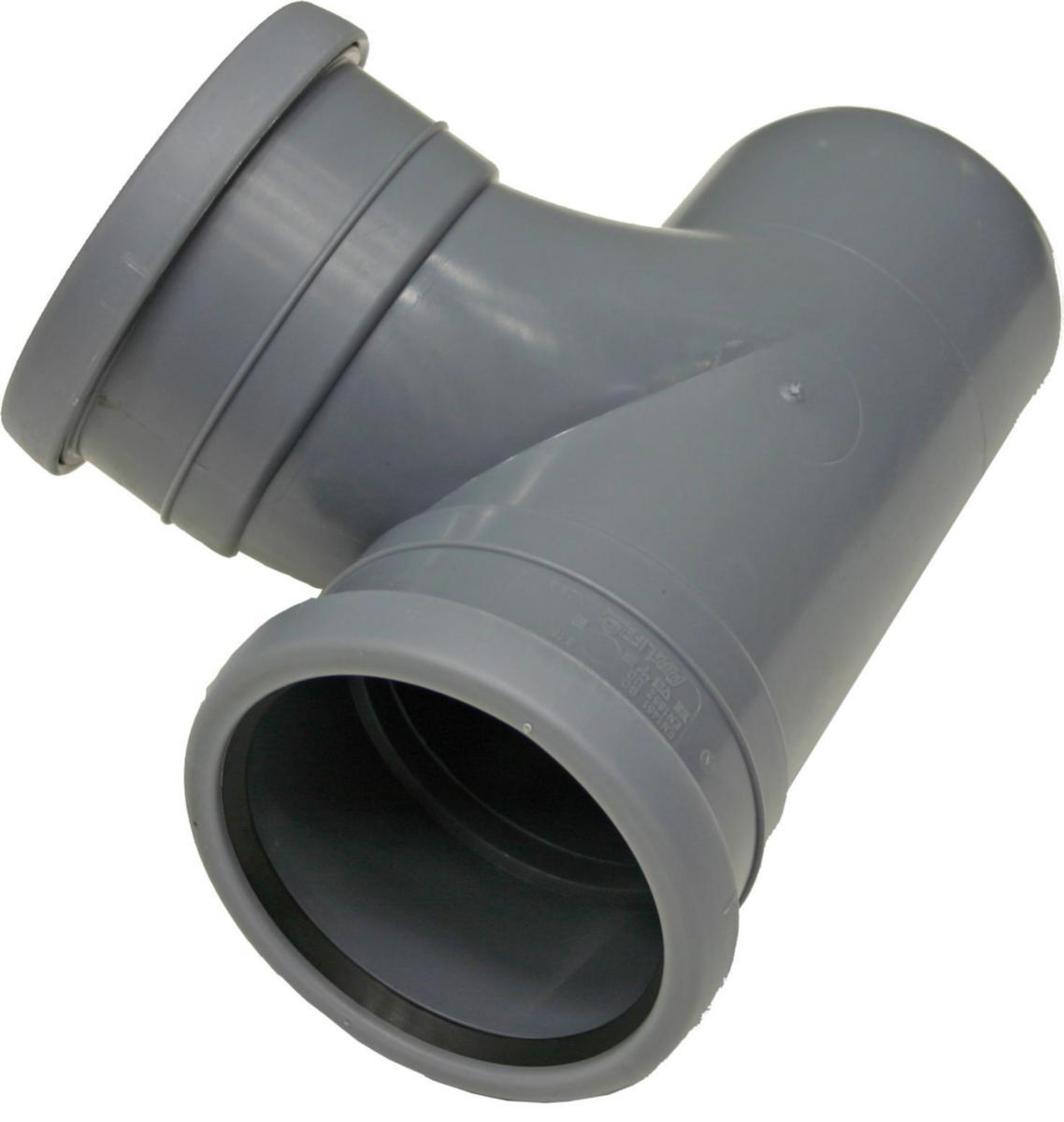 Grenrör svängd med två muffar 88,5°, PP/HT, Nordic Pipelife - 75X75X88.5 PP GRENRÖR SVÄNGD NORDIC. PIPELIFE