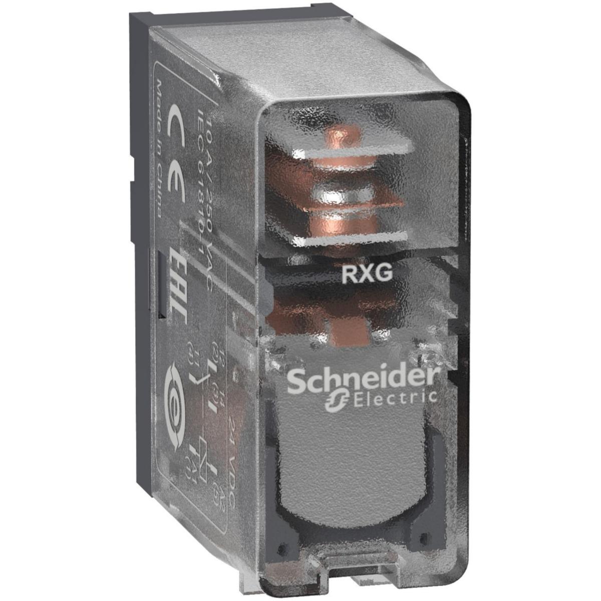 Interfacerelä RXG - RELÄ 10A 1VXL KLAR 24VDC RXG15BD