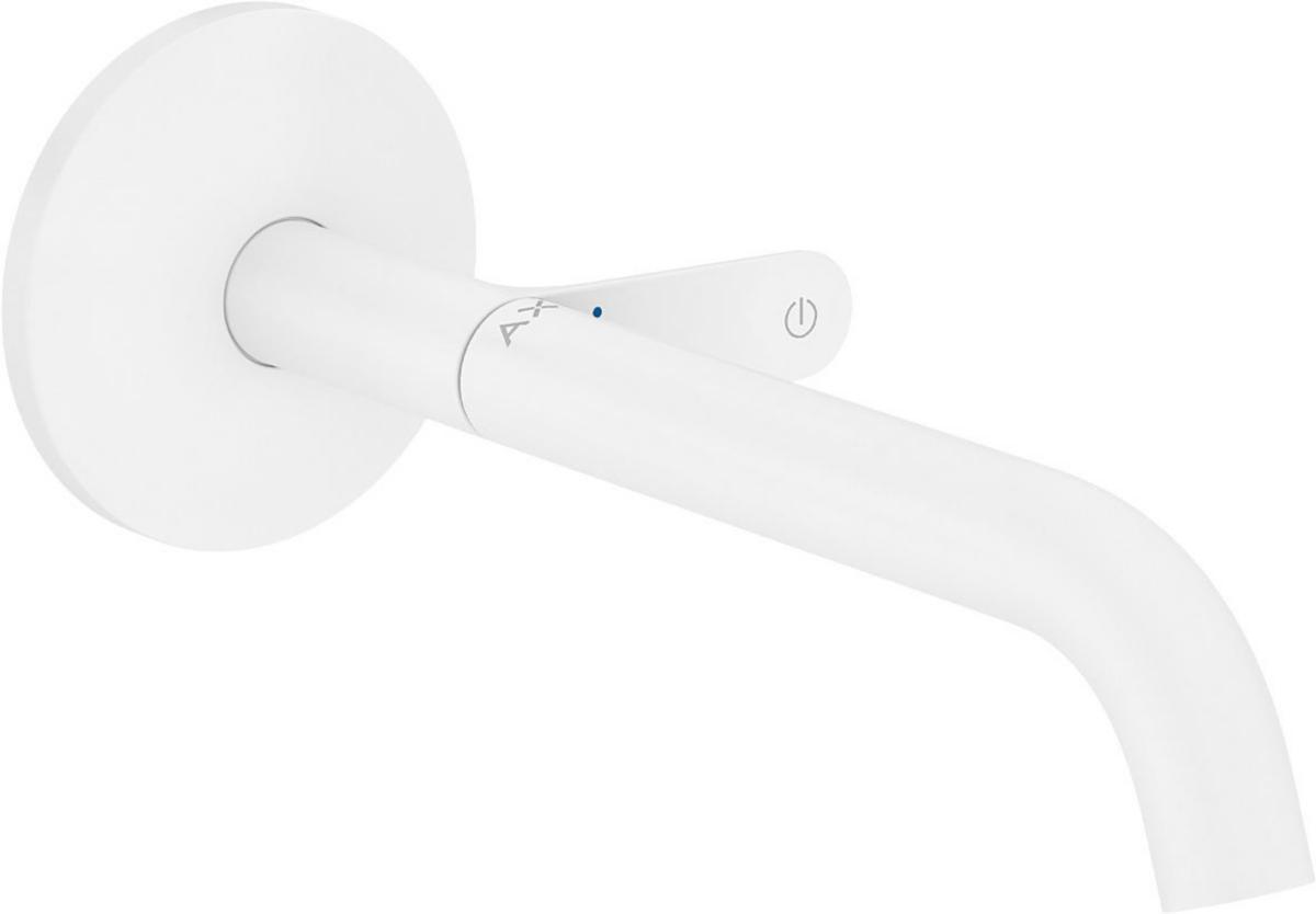Tvättställsblandare AXOR One 1-grepp vägg, Hansgrohe - HANSGROHE TVÄTTSTÄLLSBL. AXOR ONE, 1-GR VÄGG MATT VIT