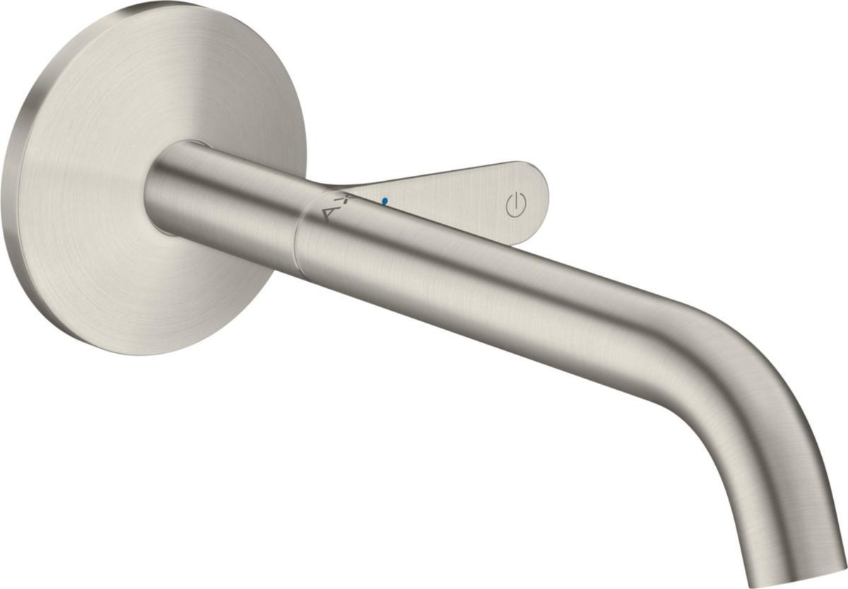 Tvättställsblandare AXOR One 1-grepp vägg, Hansgrohe - HANSGROHE TVÄTTSTÄLLSBL. AXOR ONE, 1-GR VÄGG OPT. RF STÅL