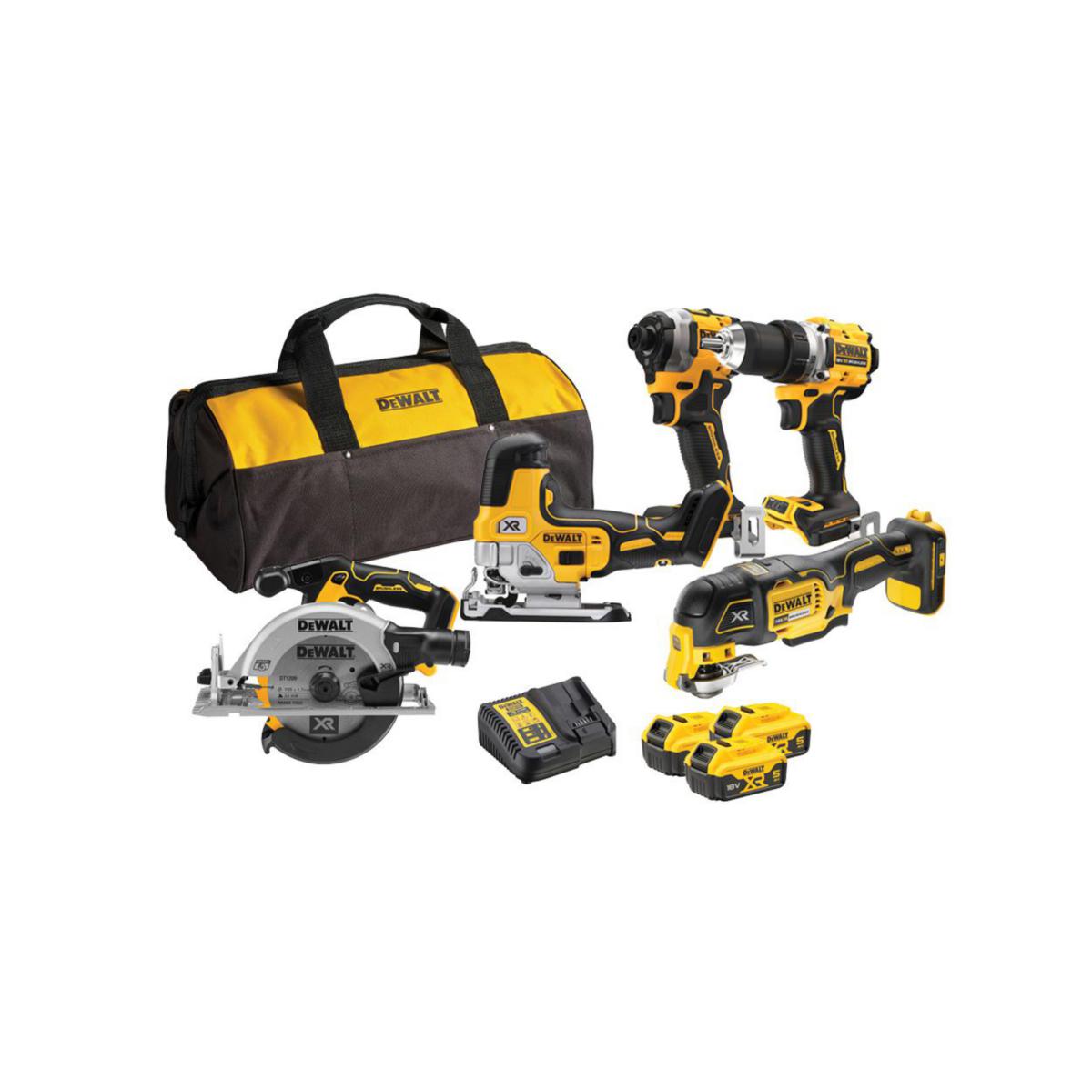 Combo Kit DEWALT DCK502P3 - 18V XR 5 KIT in bag