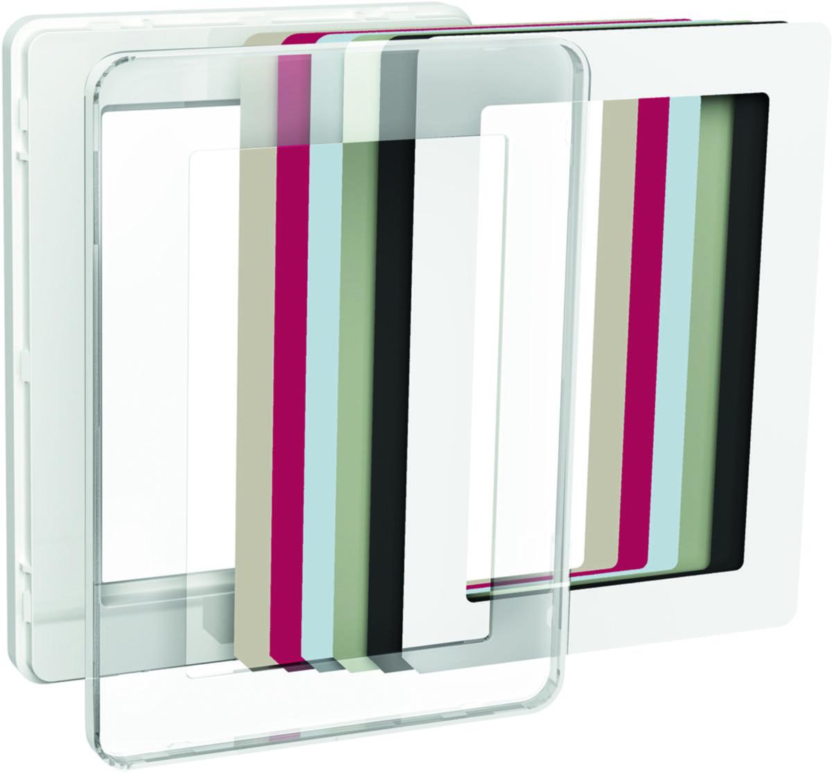 Ram för 2-vägs uttag Design - RAM 2-VÄGS FÄRG DESIGN TRANSP EXXACT DESIGN