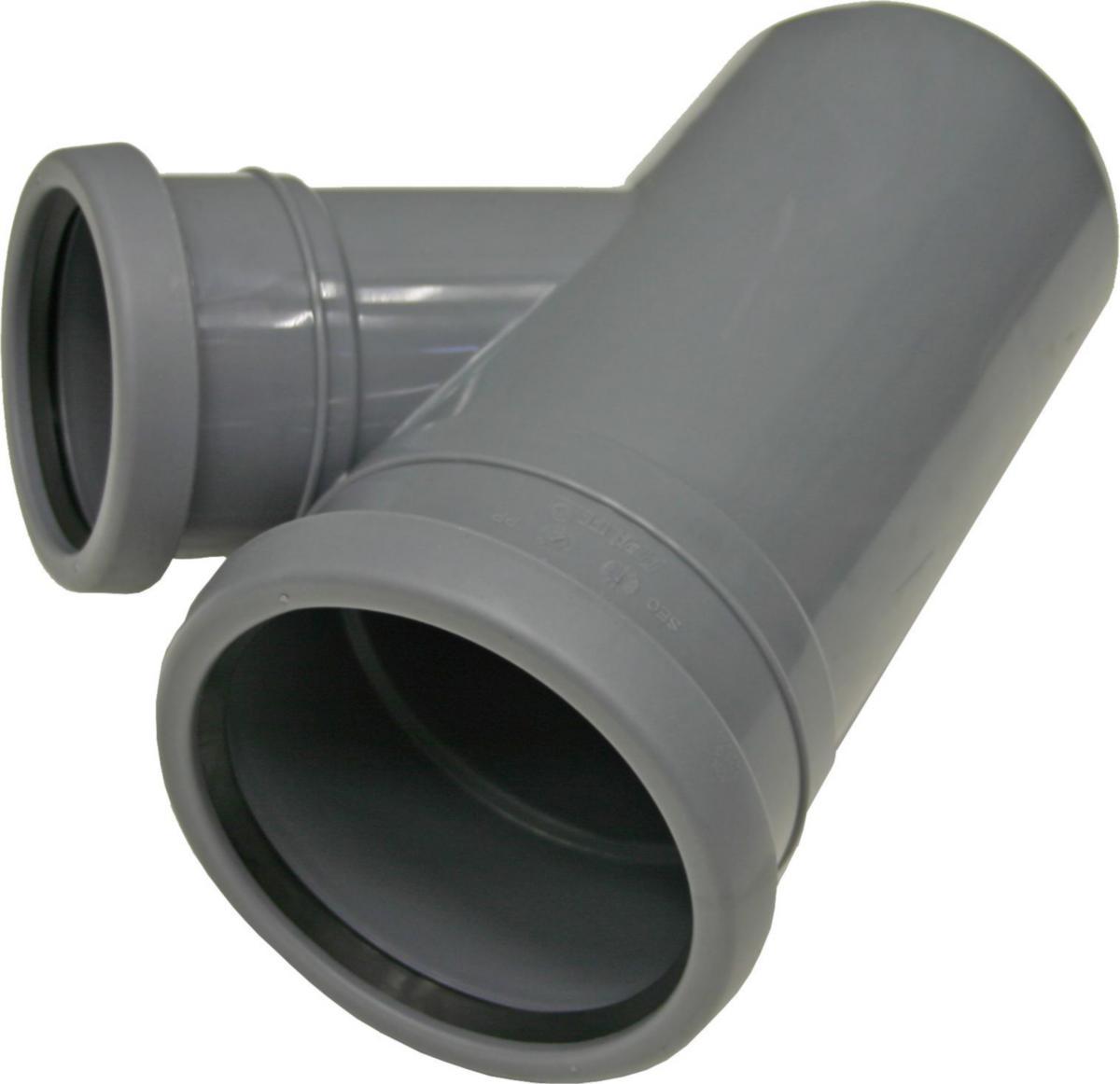 Grenrör med två muffar 45°, PP/HT, Nordic Pipelife - 110X75 45GR PP GRENRÖR 2 MUFF NORDIC. PIPELIFE