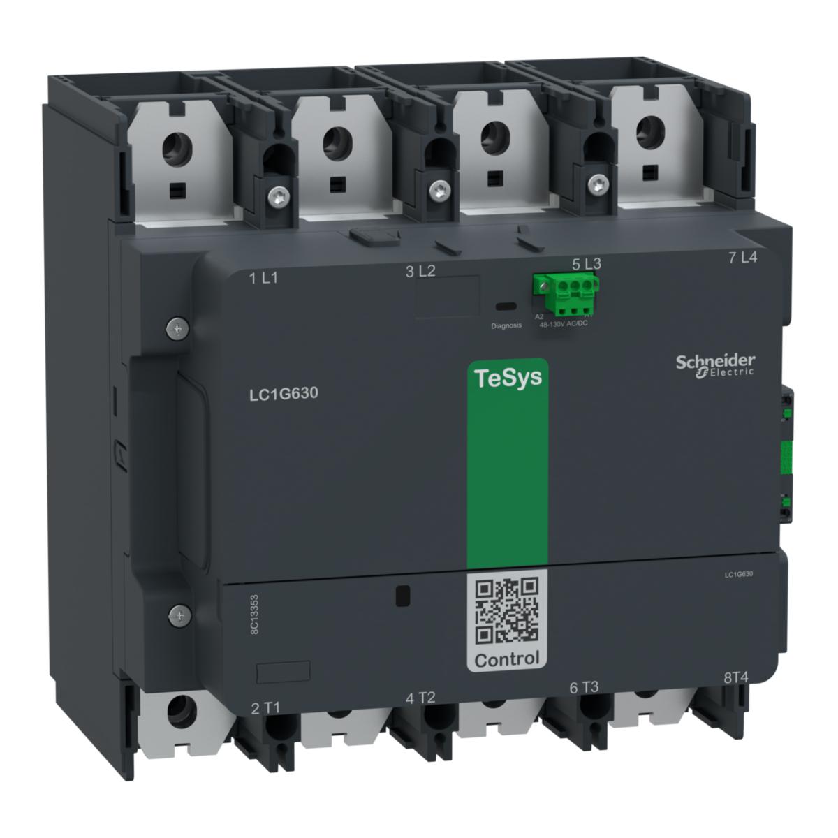Kontaktor TeSys Giga 4-pol Standard - KONTKR 800 STD 4P 48-130V ACDC LC1G8004EHEN