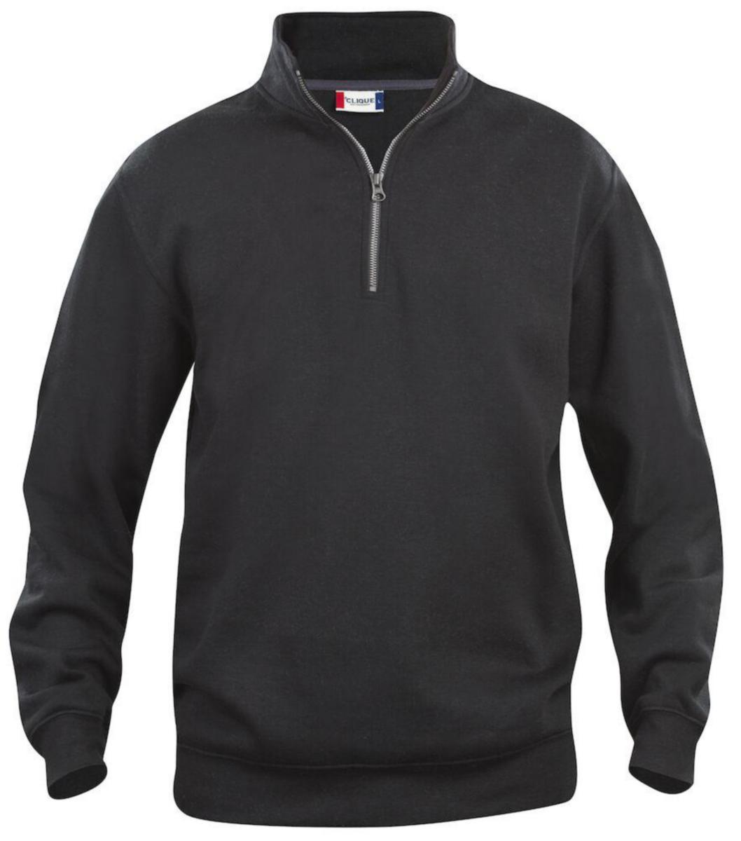 Hooded NW Half Zip 021033 - Genser Clique Basic Half Zip Svart str 2XL