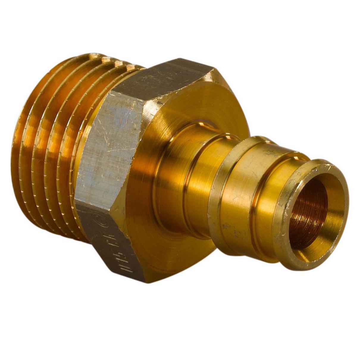 Nippel rak utv. gänga Q&E PL/DR utan ringar, Uponor - UPONOR Q&E KOPPLING UTV GÄNG DR 32-R1"MT