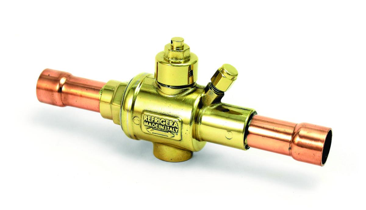 Ball valves K65 with schrader - K65 BALL VALVE 7/8" 140 BAR SV21C022K0000 WITH ACSESS PORT