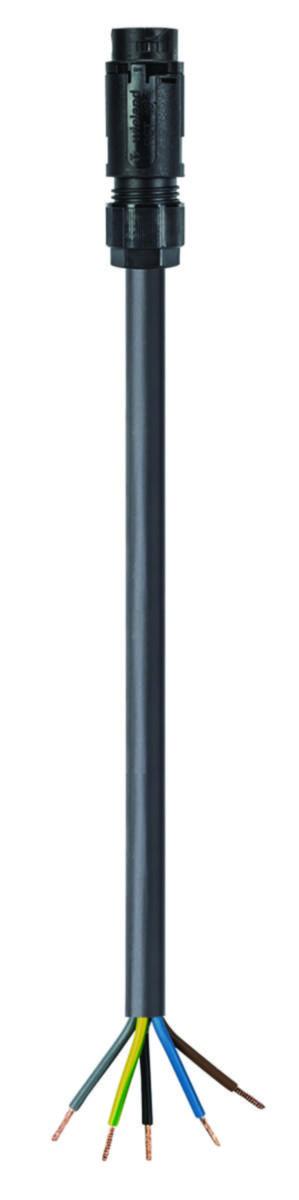 Snabbkopplingskablage Wieland - KAB HANE-FRI RST16I5 4M SV RST16I5KS-S 15 40SW